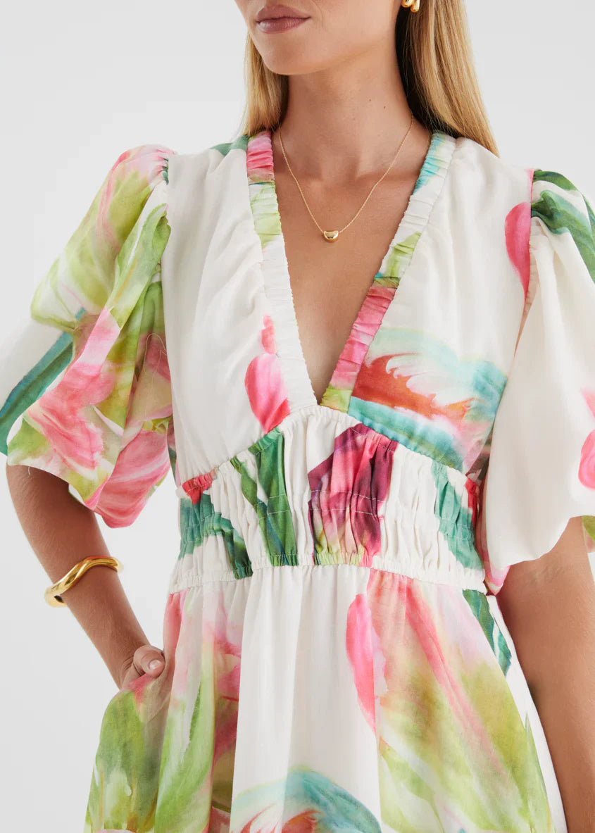 Abbey Maxi Dress - Pink Orchid