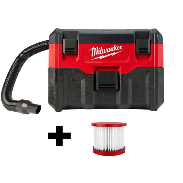18-Volt 2 Gal. Lithium-Ion Cordless Wet/Dry Vacuum W/ Extra Wet/Dry HEPA Filter