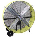International 42Belt Drive Drum Fan; Industrial, Garage, Shop, High Speed 2-Speed, Durable, Cut-Off Protection, Easy Mobility Rubber Wheels