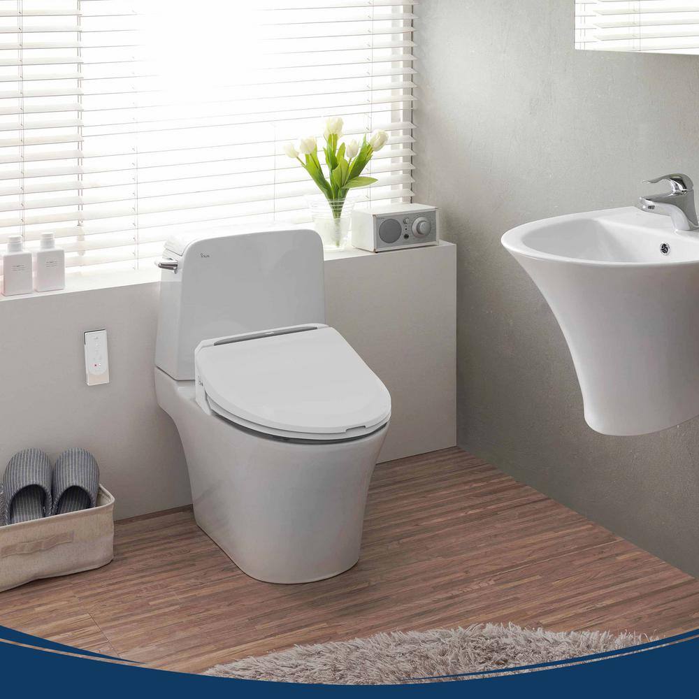 USPA 6800 Luxury Electric Bidet Seat for Elongated Toilets in White
