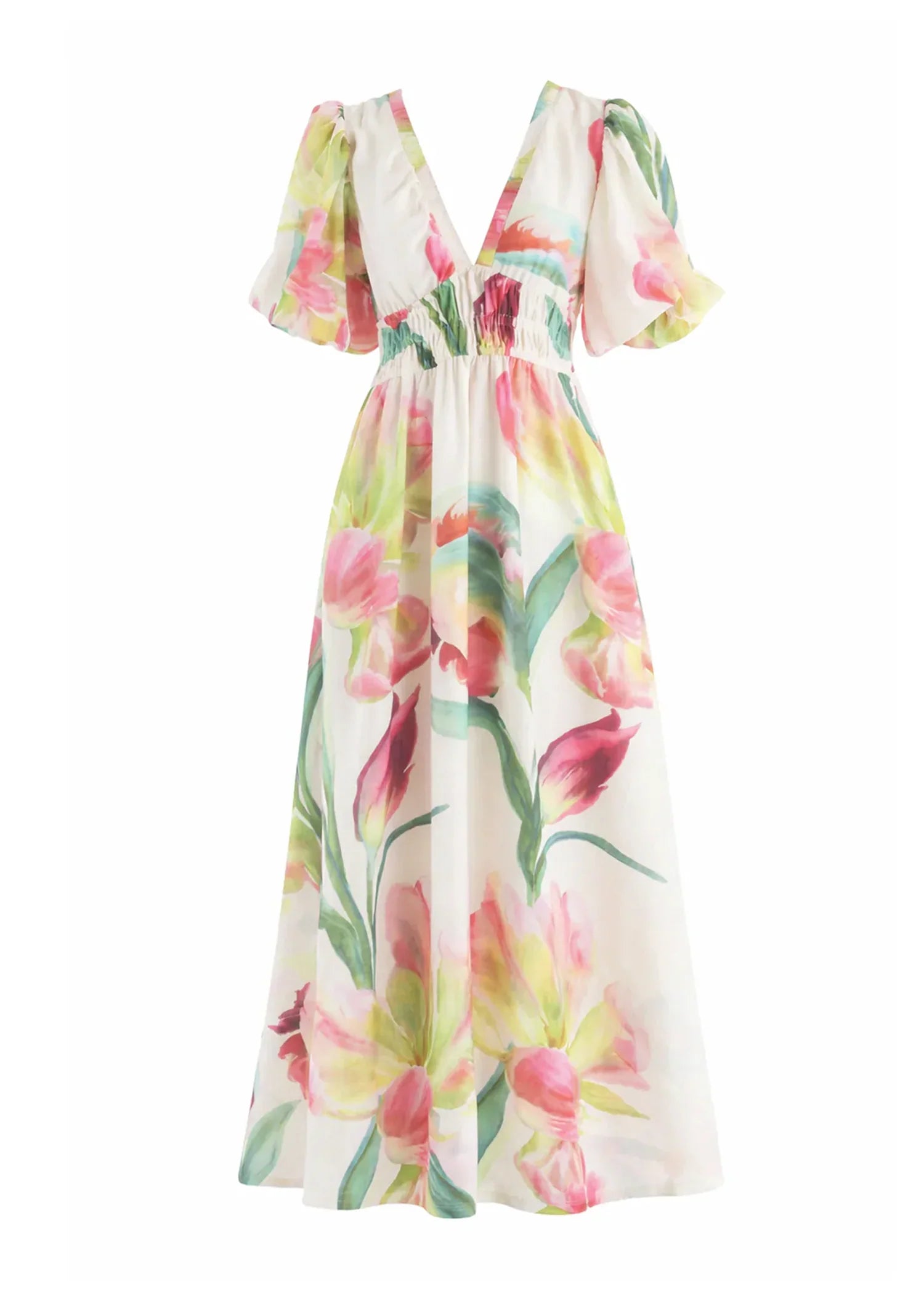 Abbey Maxi Dress - Pink Orchid