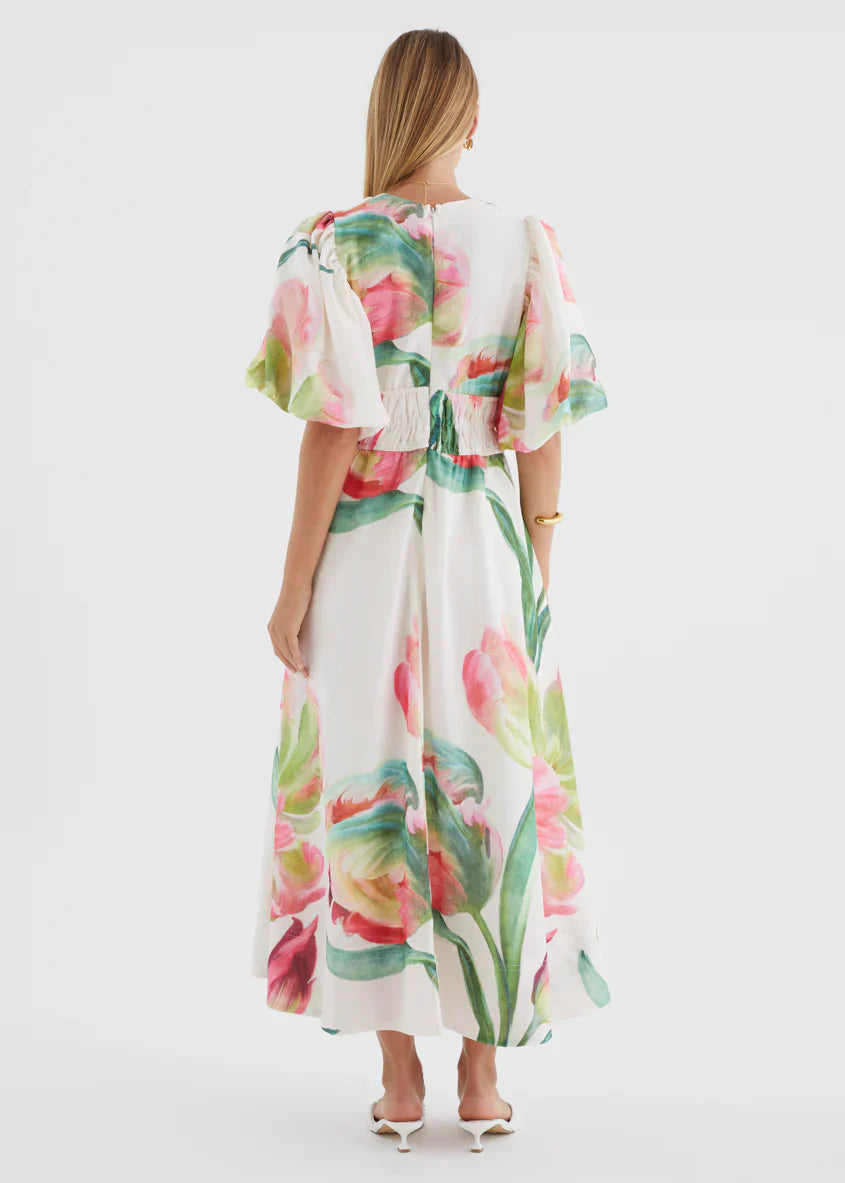 Abbey Maxi Dress - Pink Orchid