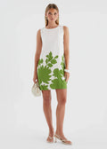 Aaralyn Dress - Matcha Leaf