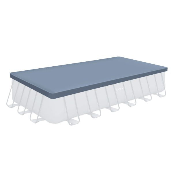 24’ Durable Rectangular Pool Cover for Oasis and Activity Pools, Gray